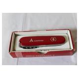 Collection of 3 Pocket Knives - Victorinox Swiss Army Camping, John Morrell & Co., Hopalong Cassidy