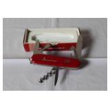 Collection of 3 Pocket Knives - Victorinox Swiss Army Camping, John Morrell & Co., Hopalong Cassidy
