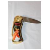 Princess Diana The Rose Forever Commemorative Folding Knife with Tin Case
