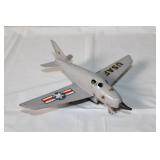 Vintage Tin USAF Toy Airplane with Military Markings
