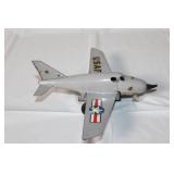 Vintage Tin USAF Toy Airplane with Military Markings