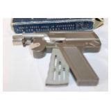 Vintage Super Nu-Matic Harmless Paper Buster Toy Gun with Original Box and Ammunition