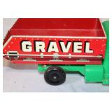 Vintage MAR Toy Crane and Sand Dump Truck Set