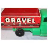 Vintage MAR Toy Crane and Sand Dump Truck Set