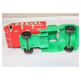 Vintage MAR Toy Crane and Sand Dump Truck Set