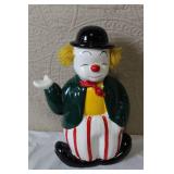 Collection of 8 Clown Figurines and Porcelain Doll