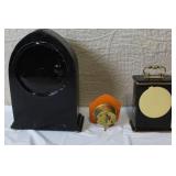 Collection of 3 Vintage and Decorative Mantel Clocks
