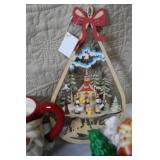 Large Assorted Lot of Vintage and Modern Christmas Decorations and Ornaments