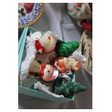 Large Assorted Lot of Vintage and Modern Christmas Decorations and Ornaments
