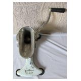Collection of Vintage Kitchen Tools Including American Family Scale and Enterprise Grinder
