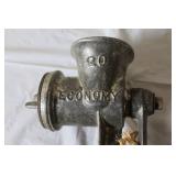 Collection of Vintage Kitchen Tools Including American Family Scale and Enterprise Grinder