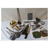 Collection of Vintage Kitchen Utensils and Hand Tools