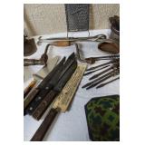 Collection of Vintage Kitchen Utensils and Hand Tools