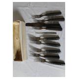 Vintage Mixed Flatware Lot - Spoons, Forks, Knives, Various Patterns