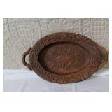 Collection of Hand Carved Wooden Tableware and Decor