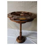 Collection of Hand Carved Wooden Tableware and Decor