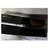 Military Surplus Collection with Ammo Cans, First Aid Kit, Boots, and Memorabilia