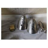 Military Surplus Collection with Ammo Cans, First Aid Kit, Boots, and Memorabilia