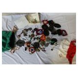 Military Surplus Collection with Ammo Cans, First Aid Kit, Boots, and Memorabilia