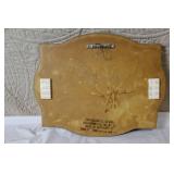 1989 Amstel Light Imported Bier Vintage Wall Plaque Sign