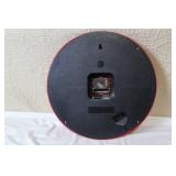 Coca-Cola Retro Wall Clock Red Frame Collectible