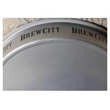 Set of 6 Beer Advertising Metal Bar Trays including Modelo, Bud Light, Schmidt
