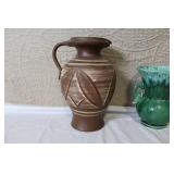 Pair of Vintage Decorative Pottery Vases