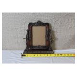 Antique-Style Ornate Wood Tilting Tabletop Picture Frame