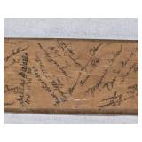 Vintage University of Michigan Signed Fraternity Paddle likely from the Phi Delta Kappa Fraternity from the Early 1930s
