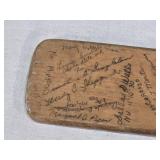 Vintage University of Michigan Signed Fraternity Paddle likely from the Phi Delta Kappa Fraternity from the Early 1930s