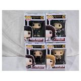 Queen Pop! Rocks Vinyl Figures Set featuring Freddie Mercury, Brian May, John Deacon, and Roger Taylor