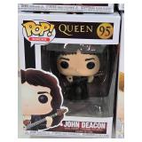 Queen Pop! Rocks Vinyl Figures Set featuring Freddie Mercury, Brian May, John Deacon, and Roger Taylor