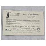 Tom Seaver Autographed Limited Edition of 400 Baseball with Certificate of Authenticity signed on April 6, 1993