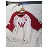 Barry Alvarez Signed Adidas Montee Ball Wisconsin Badgers football jersey