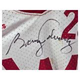 Barry Alvarez Signed Adidas Montee Ball Wisconsin Badgers football jersey