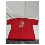 Ron Dayne Signed Wisconsin Football 2008 Camp Randall Stadium T-Shirt