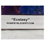 Robert Blehert "Ecstasy" Prince Art Print with Minnesota Twins Prince Patch - Approx. 14 1/4" x 11 1/2"