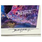 Robert Blehert "Ecstasy" Prince Art Print with Minnesota Twins Prince Patch - Approx. 14 1/4" x 11 1/2"