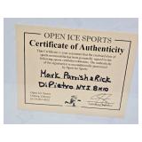 Autographed New York Islanders Photo by Mark Parrish & Rick DiPietro with Certificate of Authenticity