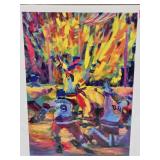 Robert Blehert "Celebration" Art Print Miracle on Ice - Approx. 14 inches tall