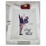 Tom Kelly Autographed "Cool As Kell" 20x24 Limited Edition Art Print