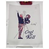 Tom Kelly Autographed "Cool As Kell" 20x24 Limited Edition Art Print