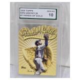 Ken Griffey Jr. 2000 Topps Hands of Gold #3 SPAuthentic Graded GEM MT 10 - Seattle Mariners Baseball Card