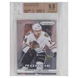 Drew LeBlanc Rookie 2013-14 Panini Prizm #222 Beckett Graded 9.5 - Chicago Blackhawks Hockey Card