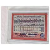 Chipper Jones Rookie 1991 Topps Auto #333 PSA Authenticated - Atlanta Braves Baseball Card