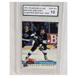 Wayne Gretzky 1991 Stadium Club Charter Member #2000 Supreme SP Authentication Graded 10 - Los Angeles Kings Hockey Card