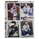 Lot of 16 Ryan Malone Hockey Cards Featuring Upper Deck, Panini, and Score Brands with Various Team Jerseys and Styles