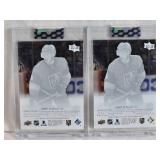 Lot of 2 Jimmy Schuldt Rookie Hockey Cards with Autographs Upper Deck Clearcut CC-JS - Vegas Golden Knights Hockey Cards