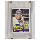 Tony Oliva 1965 Topps Rookie Cup #340 - Minnesota Twins Vintage Baseball Card