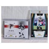 Lot of 2 Football Cards Featuring Ito Smith First Impressions Rookie Auto and Jay Ajayi Panini Select Auto Numbered 8/35